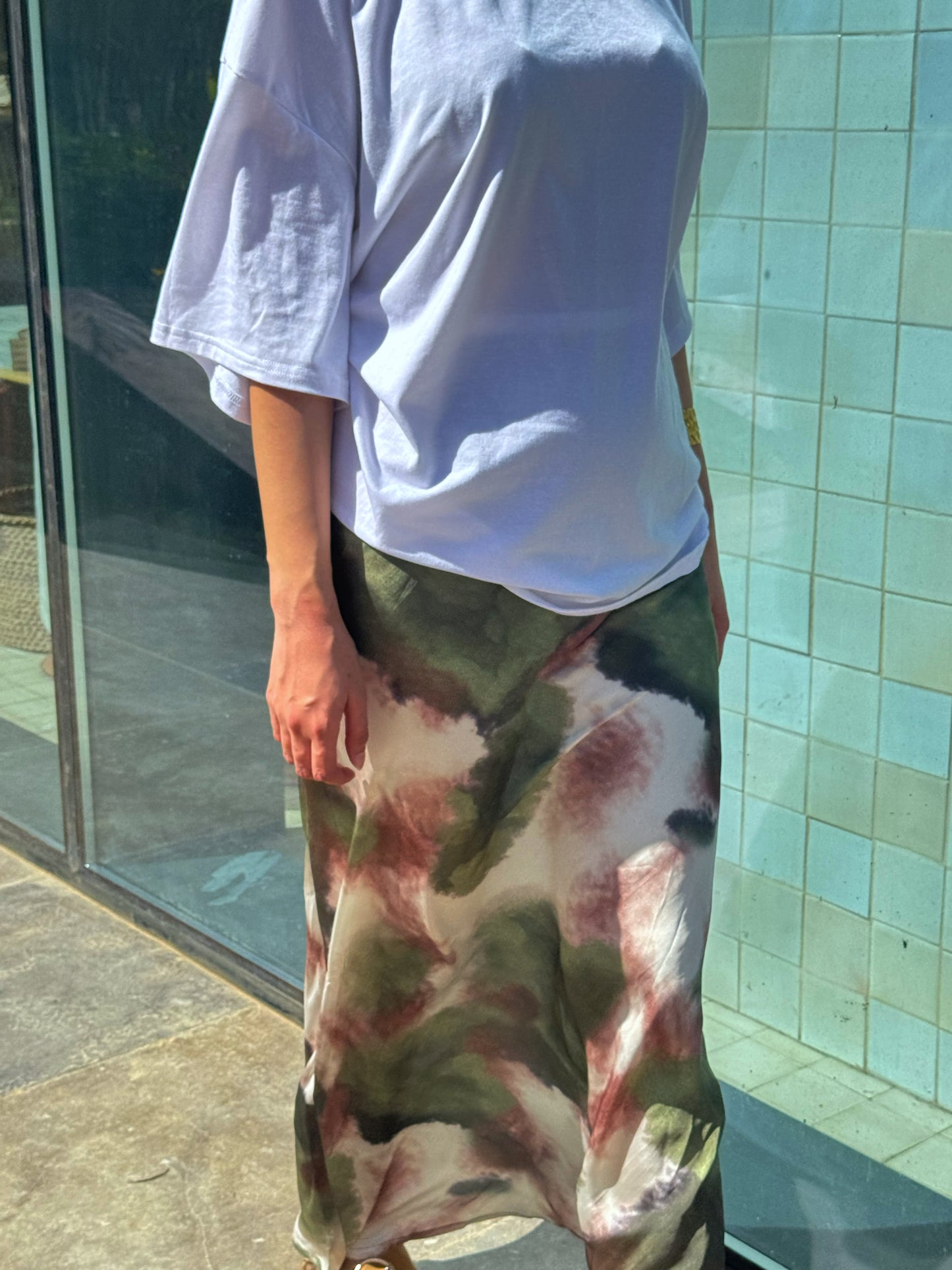 Garden pop - Skirt in green