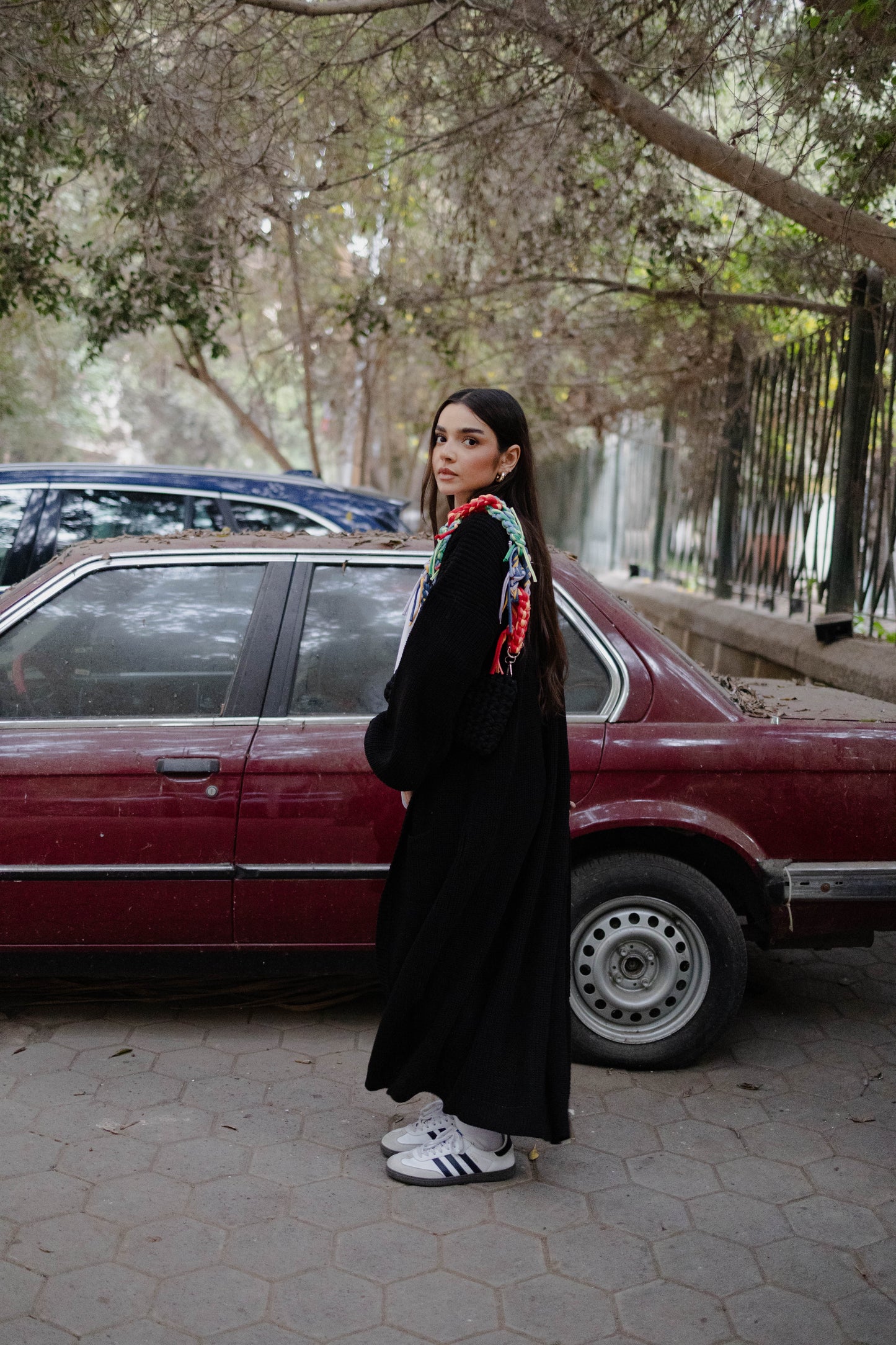 The knit cardigan - in Black