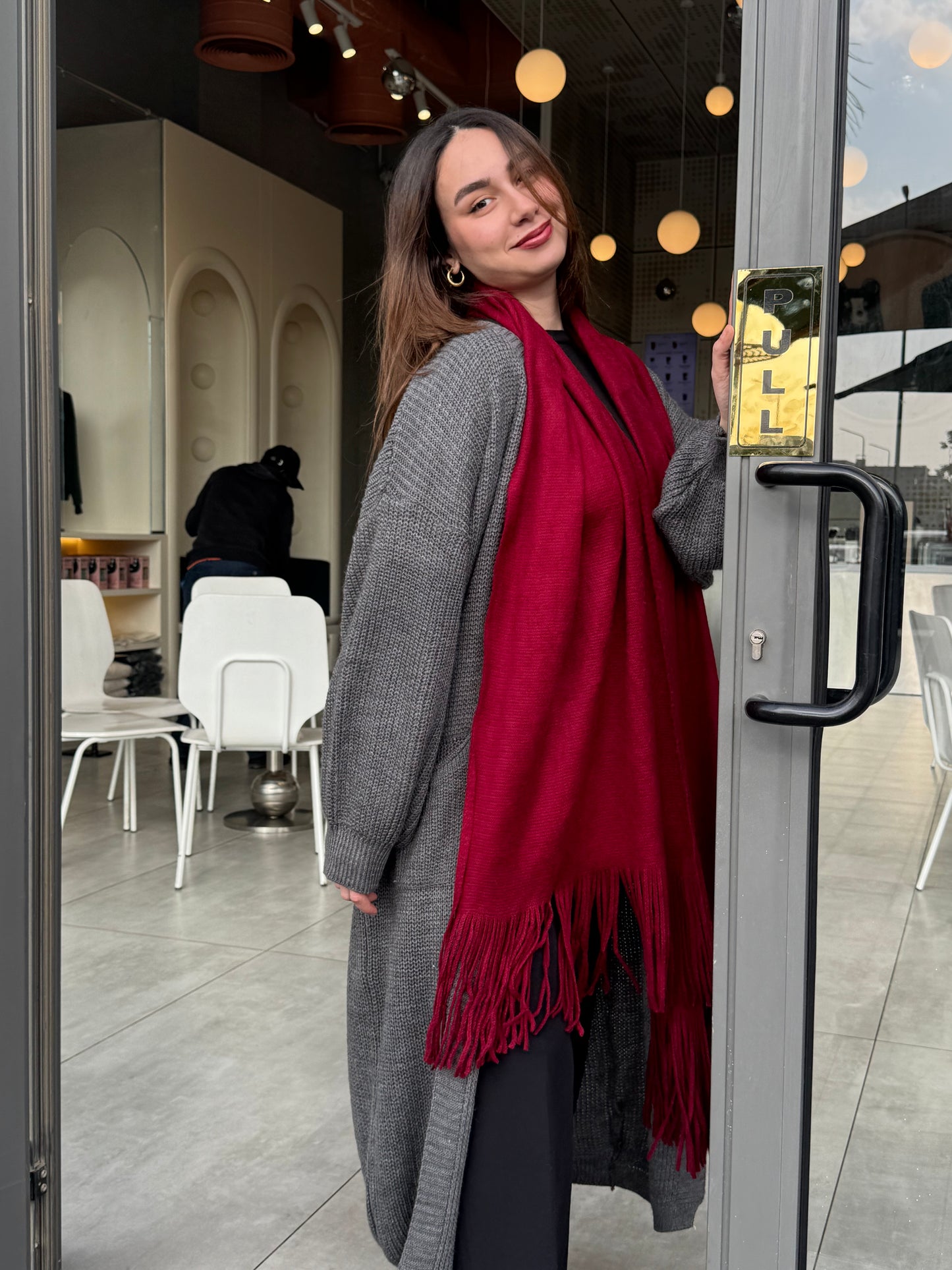 The knit cardigan - in Dawn